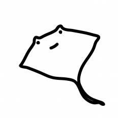 綺麗なエイ イラスト かわいい ただのディズニー画像