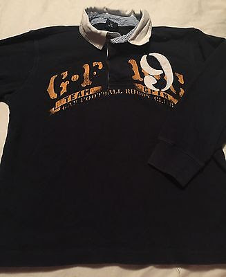 Gap Kids Boys Long Sleeve Polo Shirt Size Xs 45 Blue On Line