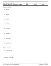 Series extra practice worksheet 2020 answers · series practice problems worksheet solutions 2020.pdf 509.49 kb (last modified on . Free Calculus Worksheets Printables With Answers