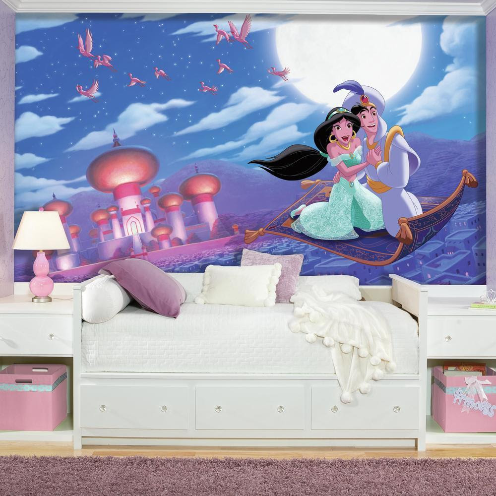 Check spelling or type a new query. Aladdin A Whole New World Xl Spray And Stick Wallpaper Mural Roommates Decor