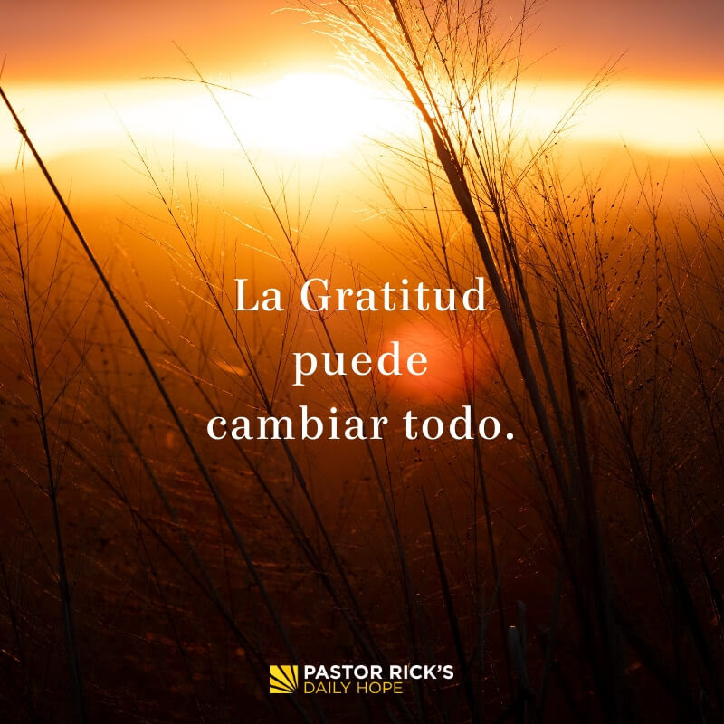 imagen devocional de Rick Warren