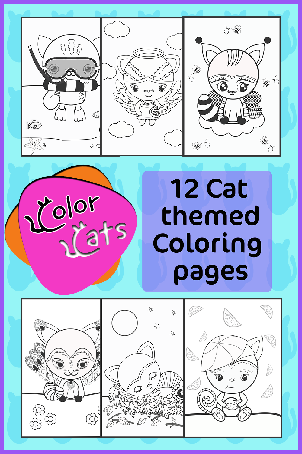 Minecraft Cat Coloring Page - 93+ File for DIY T-shirt, Mug, Decoration