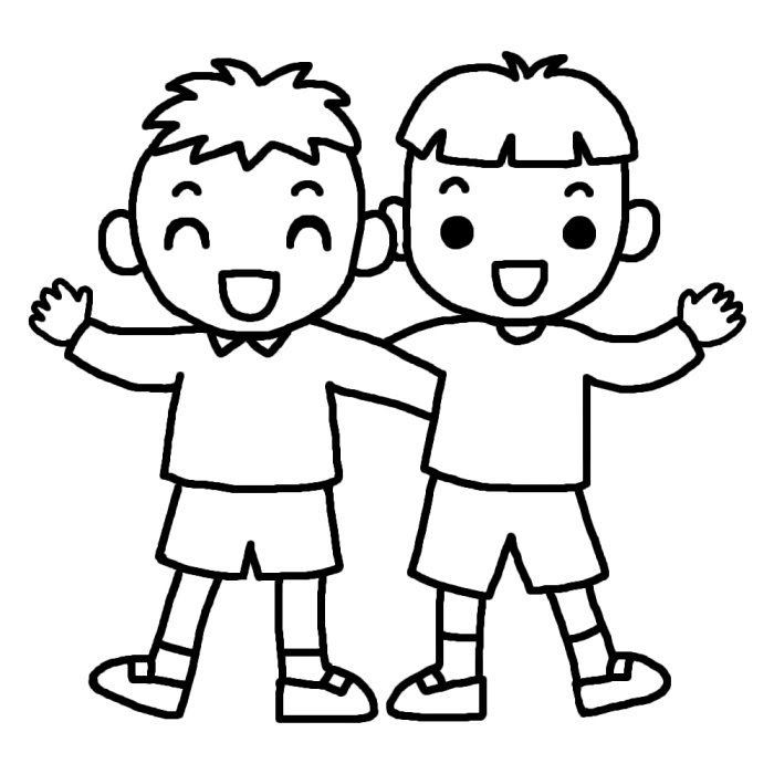 動物の画像について 75 イラスト 仲良し 子ども