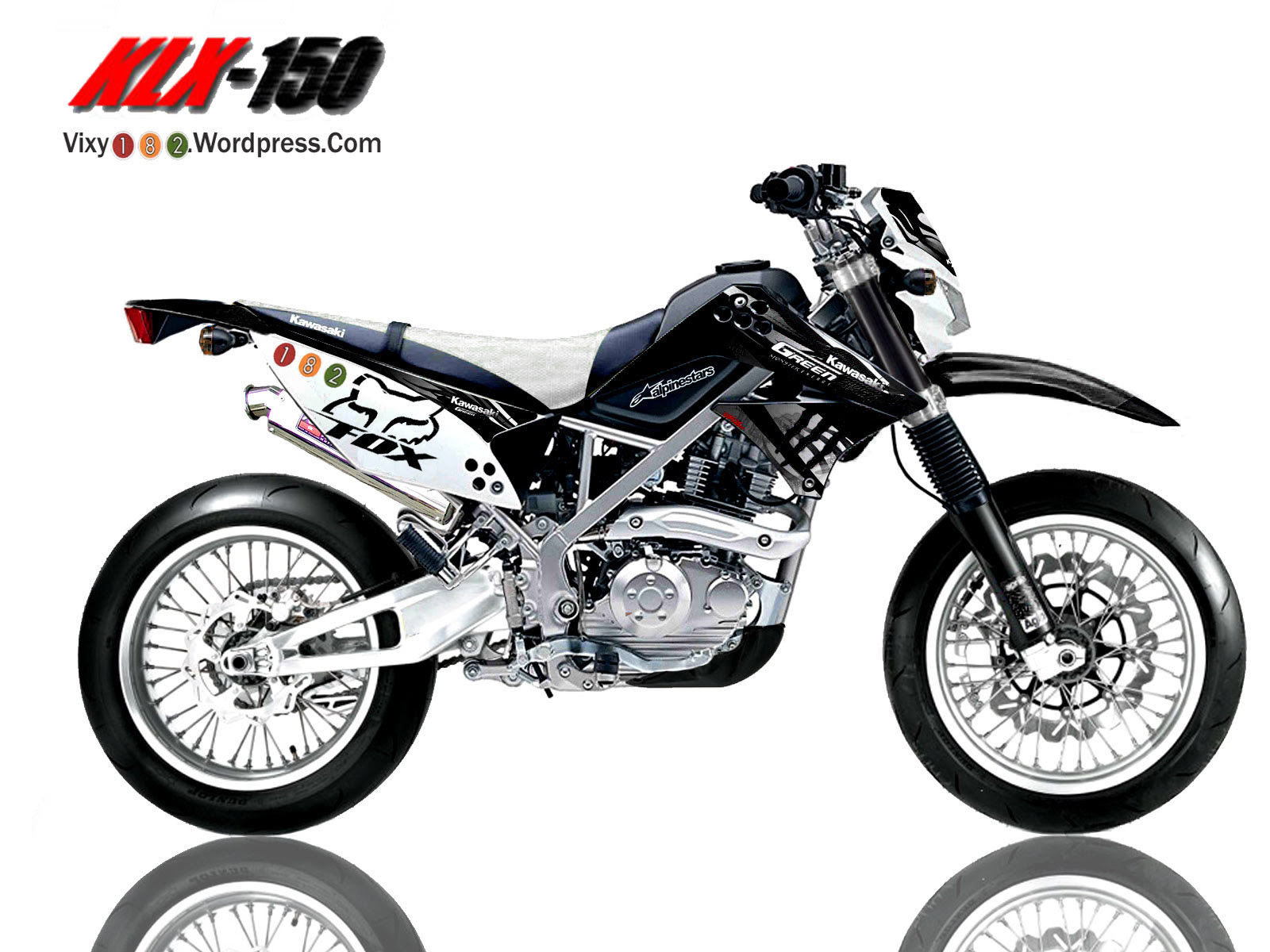 28 Top Terbaru Modifikasi Klx Supermoto Trail