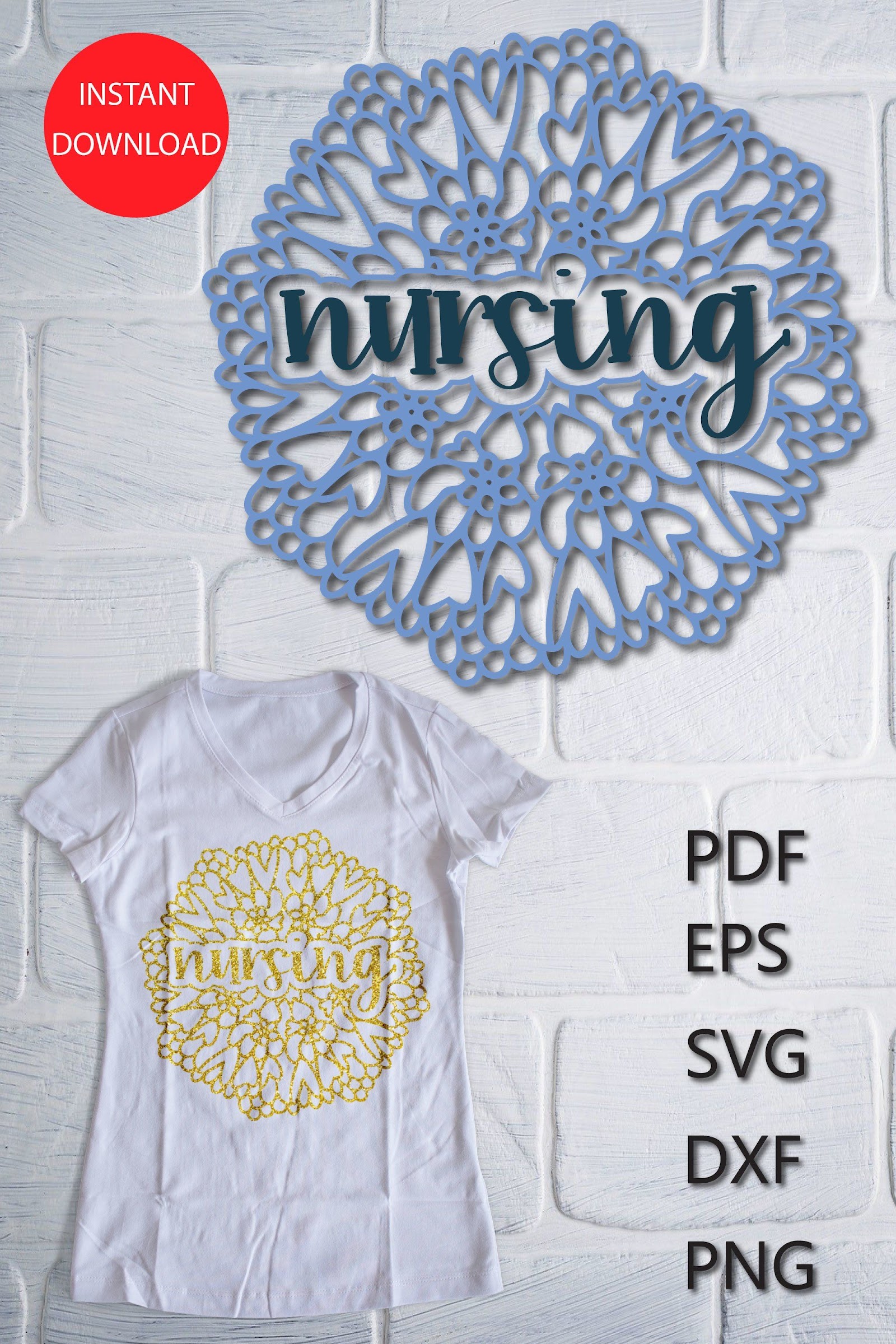 Cricut Cutie Mandala Svg Design - Free Layered SVG Files