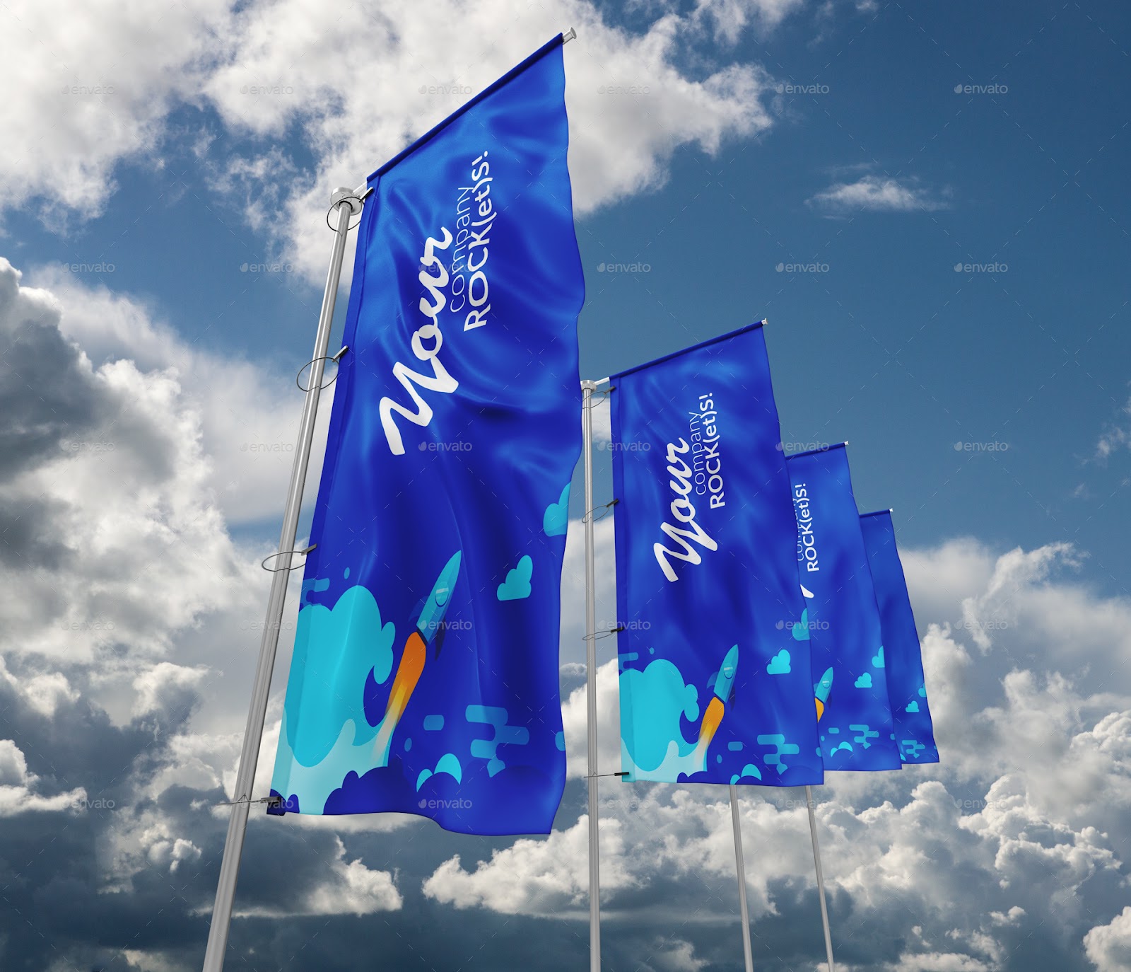 Download Wind Flag Free Mockup / Realistic beach flag mockup For advertising brand products ... - The ...