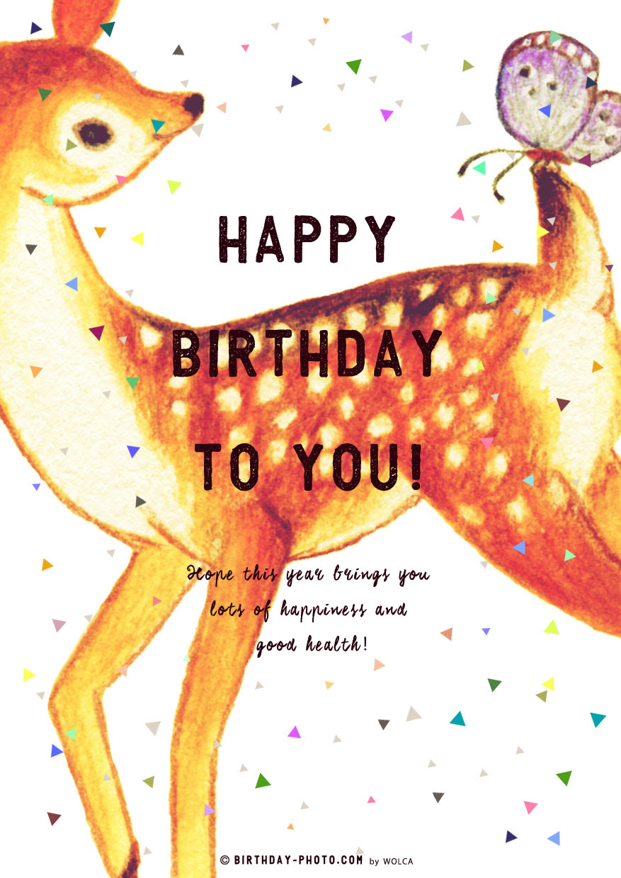 これまでで最高の誕生日祝い イラスト 最高の動物画像