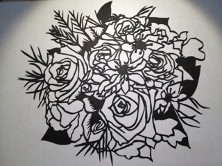 最新のhd切り絵 花束 図案 インスピレーションを与える名言