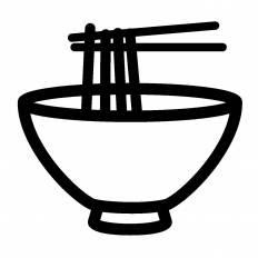 かわいいディズニー画像 元のラーメン シルエット 素材 フリー
