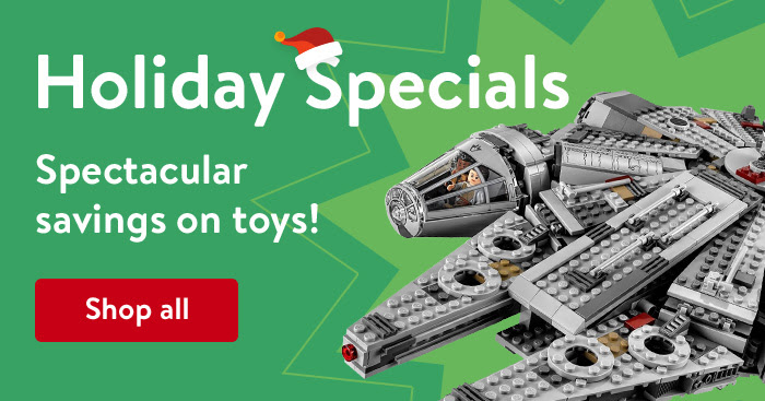 Special holiday savings on toys