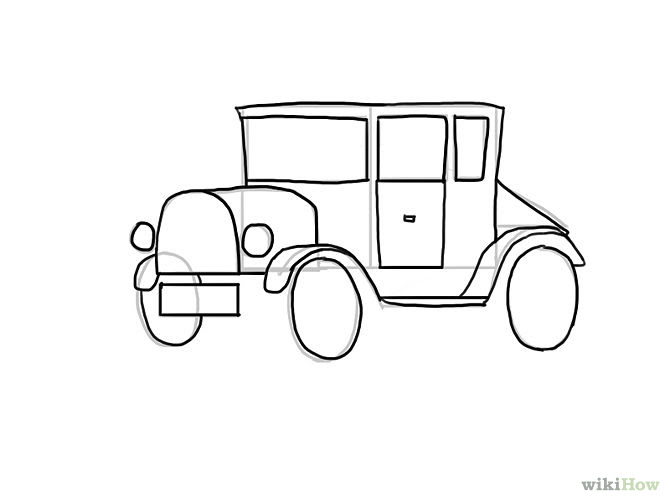 How To Draw Old Cars Step By Step Howto Techno