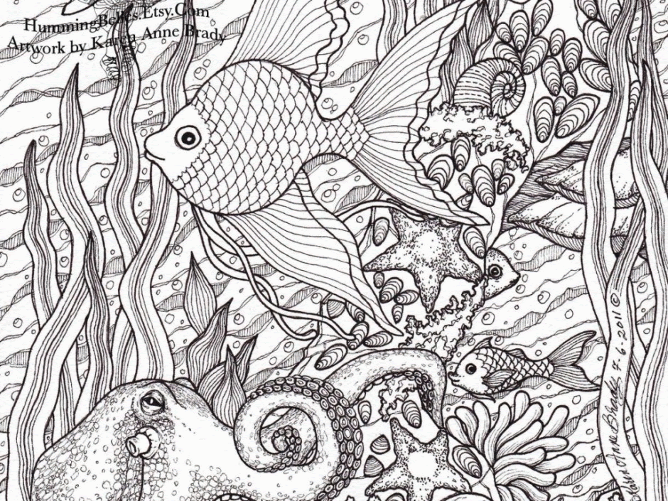 See more ideas about coloring book pages, coloring pages, coloring books. Detailed Fish Coloring Pages Clip Art Library