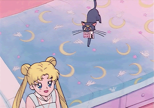 Blue Sailor Moon Aesthetic Gif Largest Wallpaper Portal