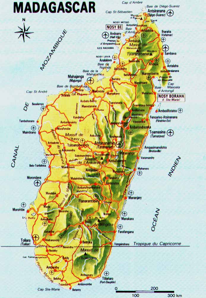 Toutes les cartes de madagascar. Madagascar Carte