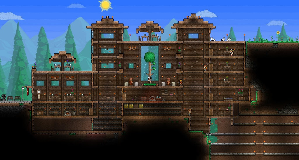 トップ100テラリア 建築 テクニック マインクラフト画像