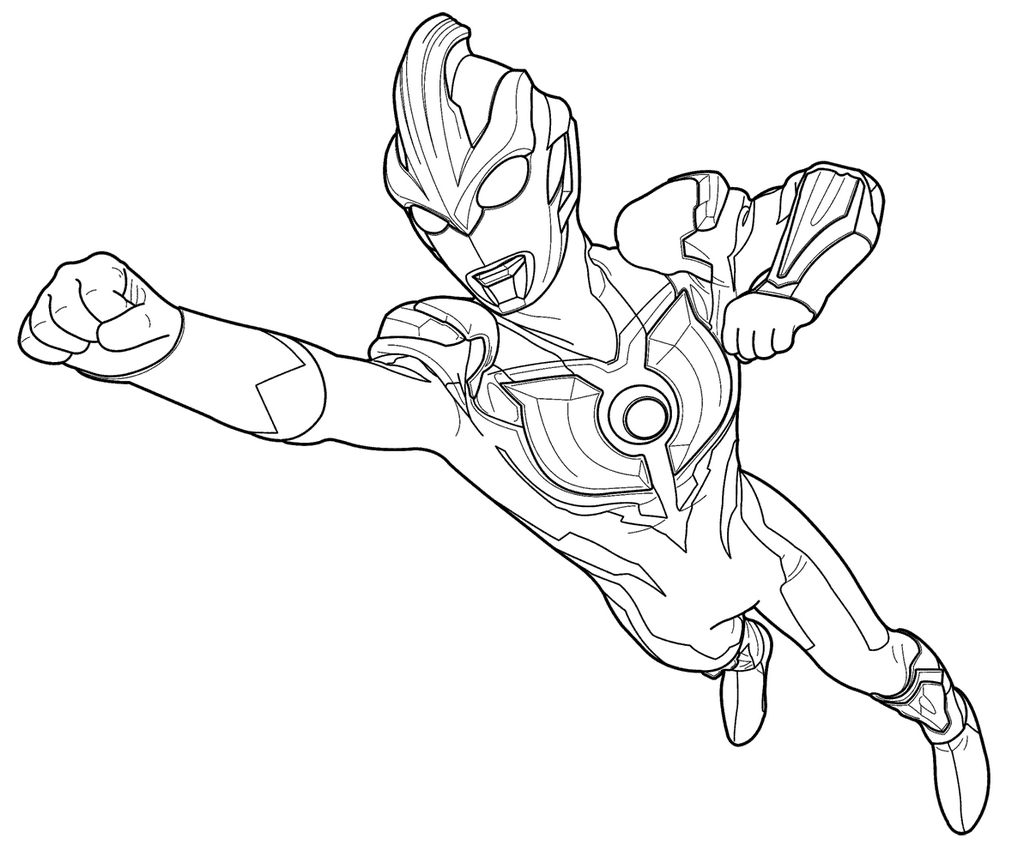 Koleksi Gambar Sketsa Ultraman Terbaru Repptu