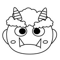 √無料でダウンロード！ 鬼 イラスト かわいい 塗り絵 258912-鬼 イラスト かわいい 塗り絵