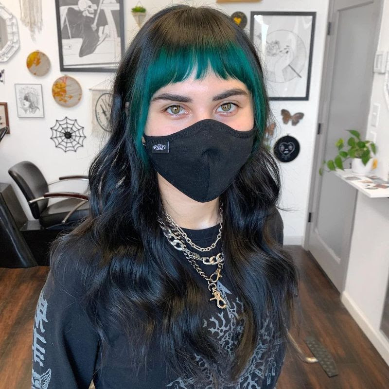 Hair is on your head. 60 Pictures Of Dyed Bangs Colored Fringe That Are Hot In 2021 2022