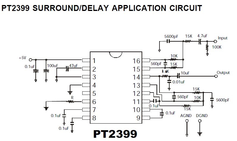 Grozzart: Digital Echo Repeat Circuit Schematic