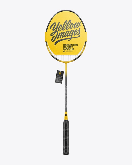 Download Free Mockups Badminton Racket Mockup - Front & Side Views ...