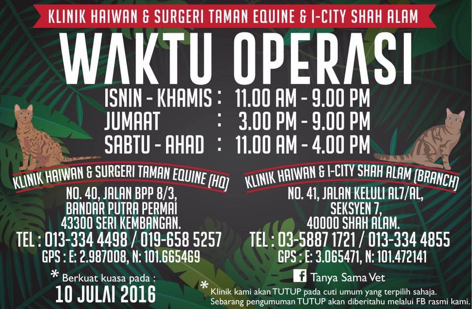 Klinik Haiwan Shah Alam Seksyen 13 Umpama A