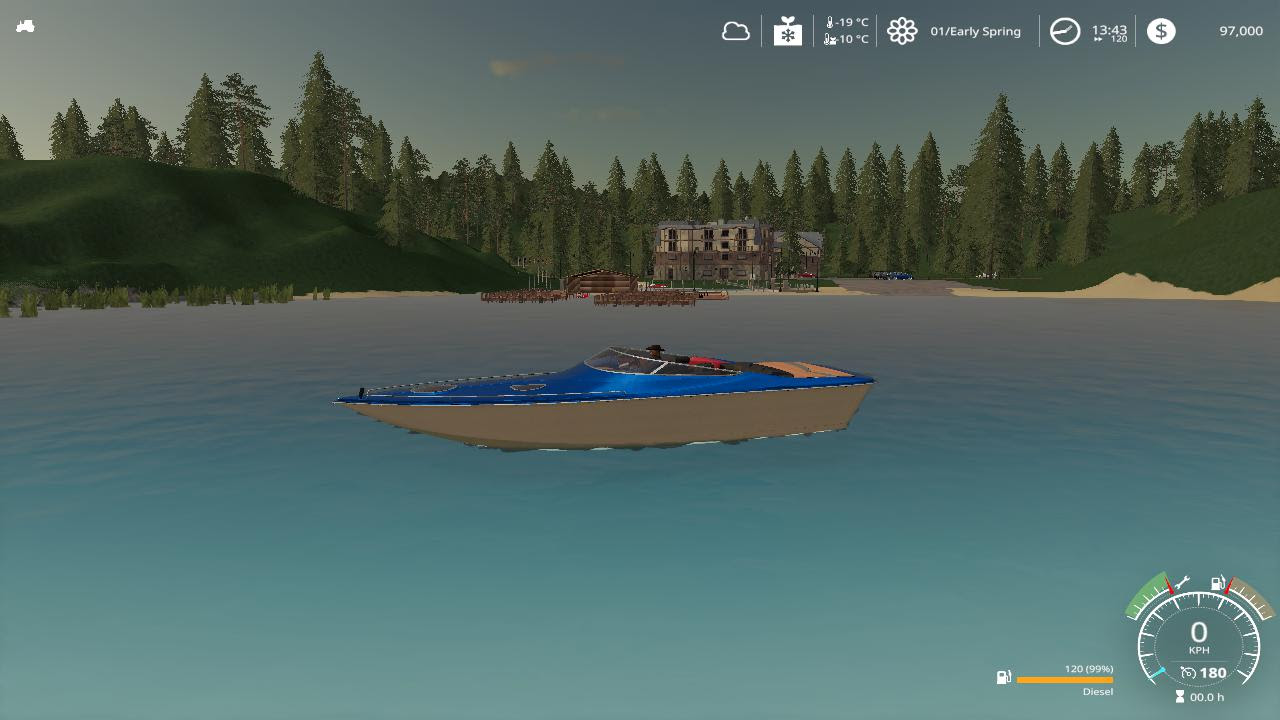 Download ls 19 maps mods every day! Goldcrest Valley Marina Boat Compatible V2 0 Fs19 Farming Simulator 19 Mod Fs19 Mod