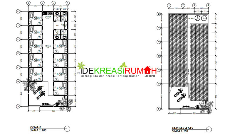 Gambar Desain Kamar 2  5 X 4 Desain Rumah  Mesra