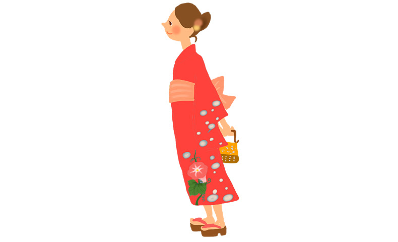 コンプリート 浴衣 女性 イラスト フリー 最高の壁紙のアイデアcahd