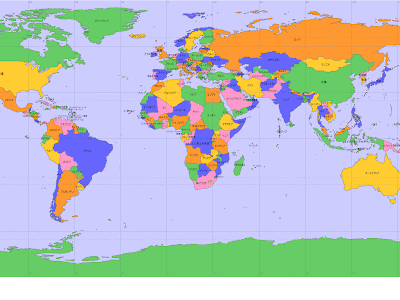 世界地図 フリー カラー 346740-世界地図 フリー カラー