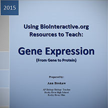 Teacher Guide: Gene Expression