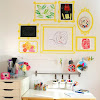 Arts And Crafts Rooms : A Craft Room Office Pegboard Gallery Wall With Video Tour The Diy Mommy - Using plastic trays you can organize and keep your papers wrinkle free and ready when you need them!