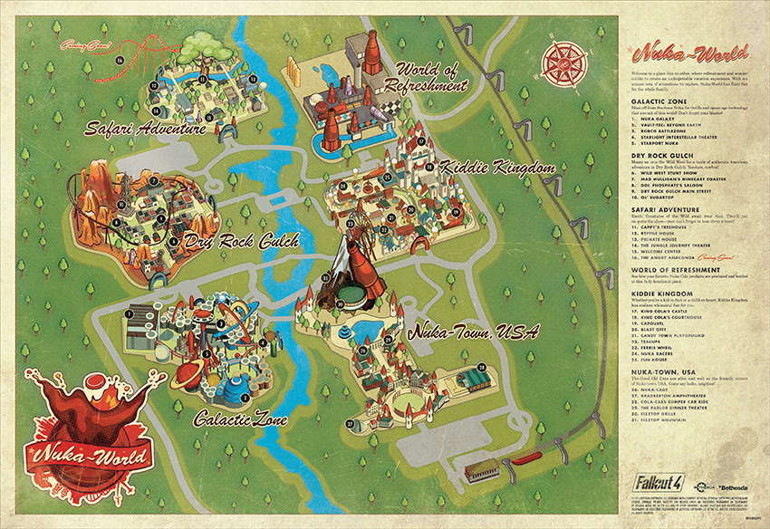 Fallout 4 Nuka World Map