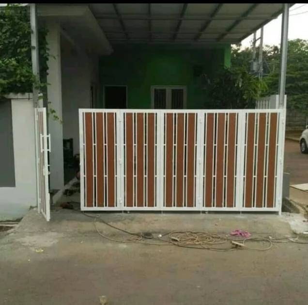 Pintu Pagar Rumah  Baja  Ringan 