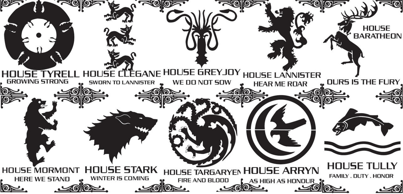House Targaryen Logo Vector Burnsocial