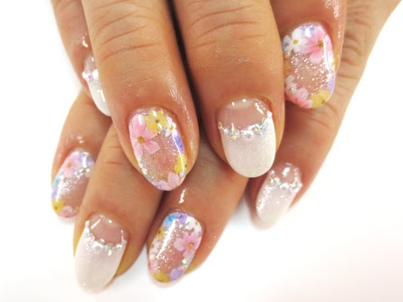 すべての美しい花の画像 トップ100 ネイル 囲み 花
