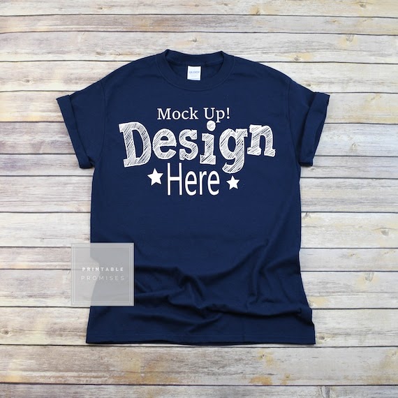 Download Free Gildan 500 Navy T-Shirt Mockup Navy Mockup Shirt (PSD) - Premium & Free Psd Mock-Up ...