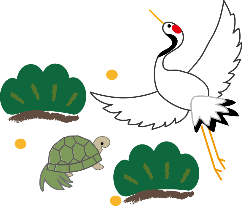 最高の動物画像 ロイヤリティフリー鶴 イラスト 無料 お正月