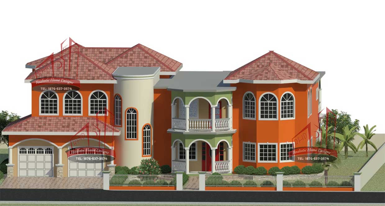 Amazing House  Plans Jamaica 