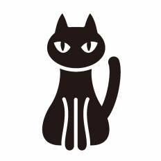 すべての動物の画像 驚くばかりクロネコ イラスト