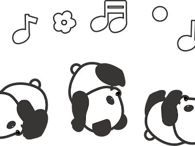 すべての動物の画像 モノクロ 音楽 イラスト おしゃれ