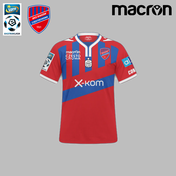 In the last 6 games between raków częstochowa vs lech poznań, there has been over 2.5 goals in 66.7% of matches and under 2.5 goals 33.3% of the time. 2019 20 Rakow Czestochowa Fantasy Home Kit