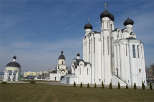 Saint Alexander Nevsky Orthodox Church in Baranovichi city.