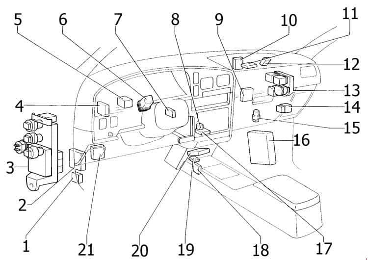 Toyota 4runner 1989 1995 Fuse Box Diagram Auto Genius