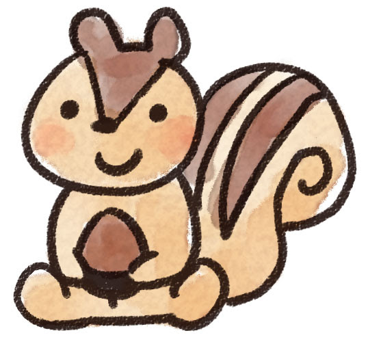 50 手書き リス イラスト 簡単 イラスト画像