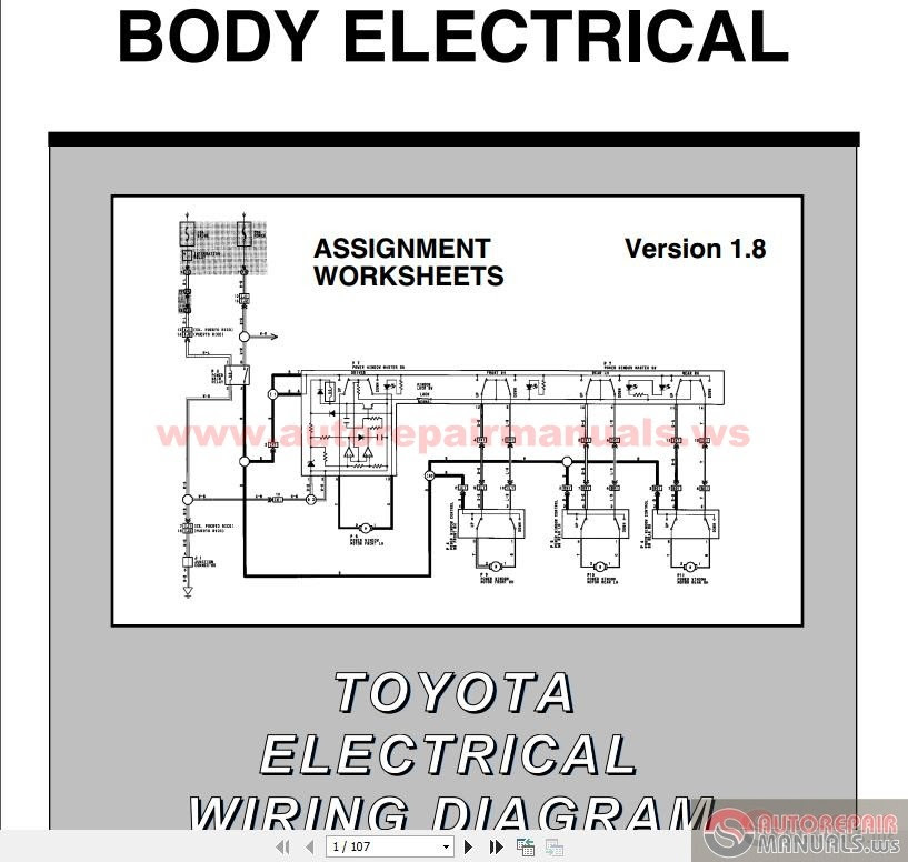 Toyota Car Wiring Diagram Pdf