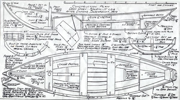 New DIY Boat: Dory plans lapstrake