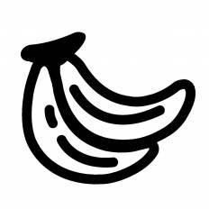 50 イラスト バナナ 白黒 美しい花の画像