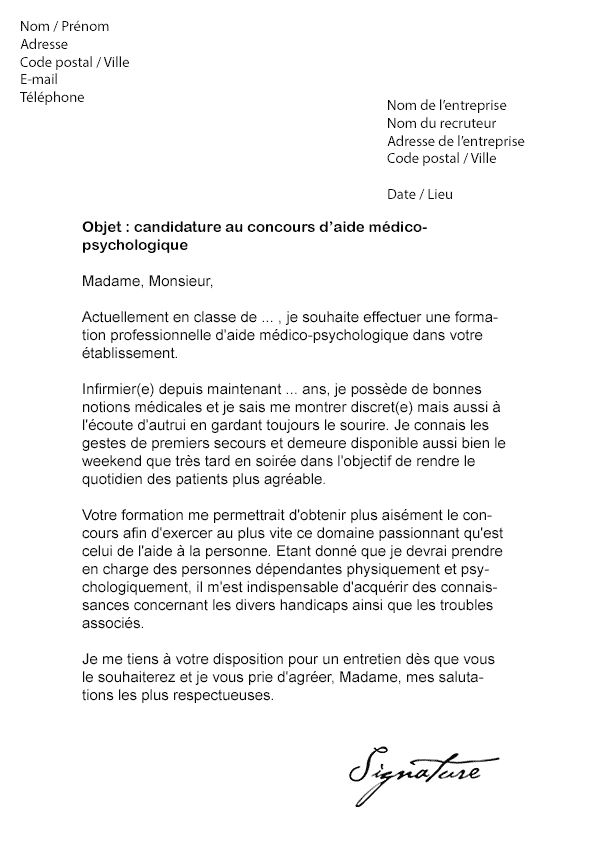 Suivez notre guide gratuit pour une lettre type et trouver un emploi. Lettre De Motivation Concours Amp Modele De Lettre