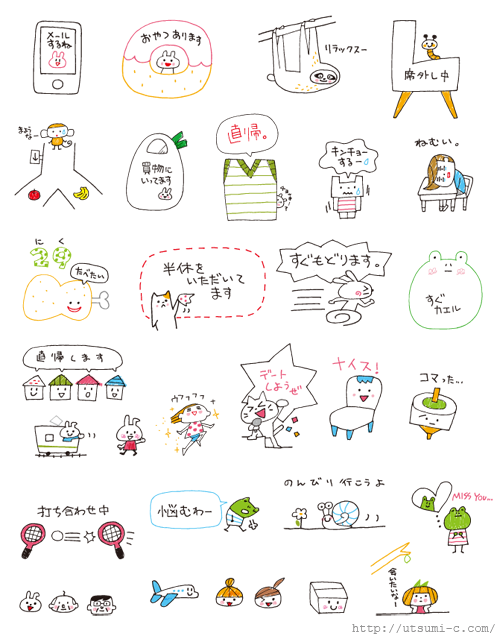 Badalii かわいい ボールペン イラスト 女の子