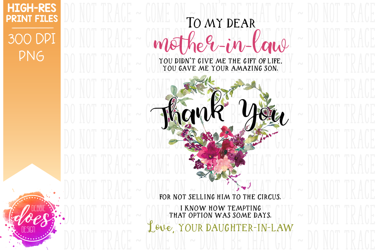 Free Free 52 To My Mother In Law Svg SVG PNG EPS DXF File